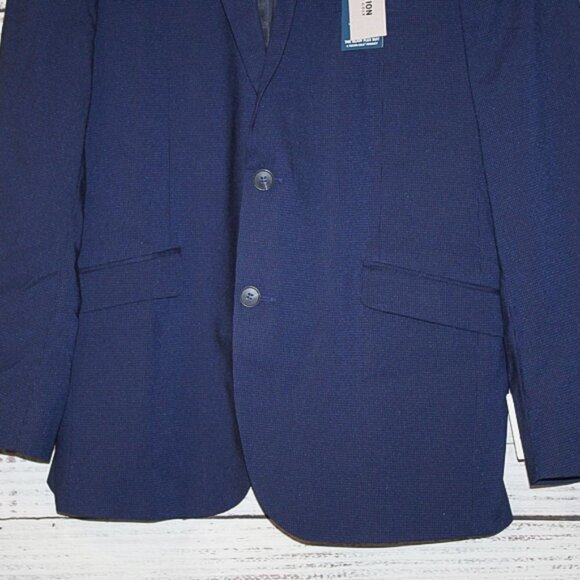 Reaction Kenneth Cole Techni-Cole Stretch Plaid Coat Size 42 Regular NWT - Picture 4 of 8